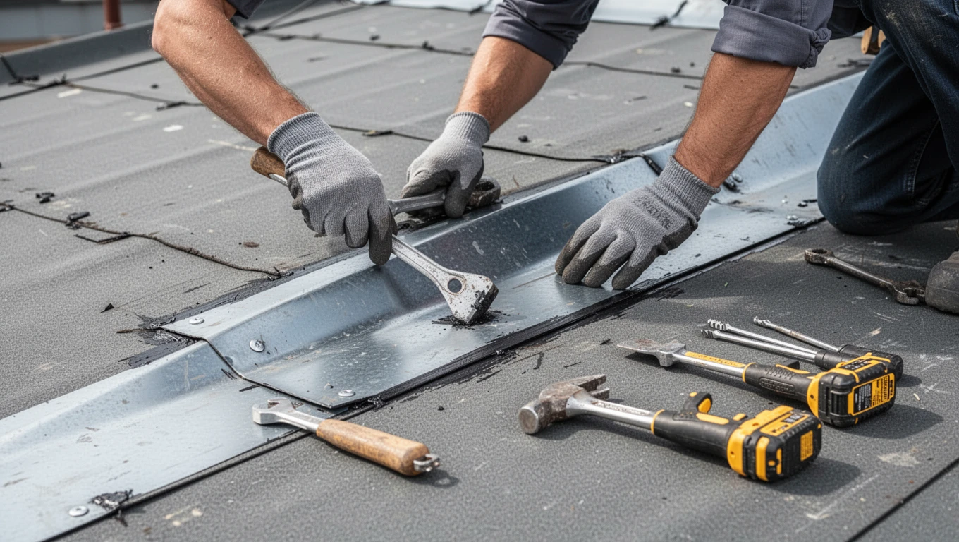 Roof Flashing Repair